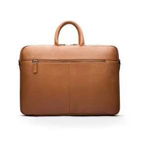 15" Leather Laptop Bag - Tan