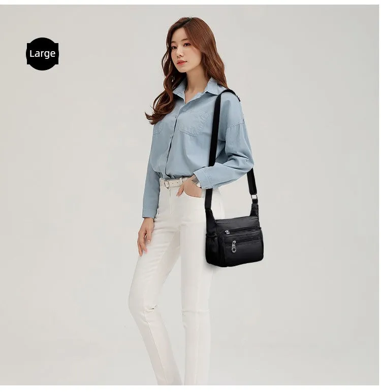 Bag for Middle-Aged Peopl One-Shoulder Versatile Nylon Cloth