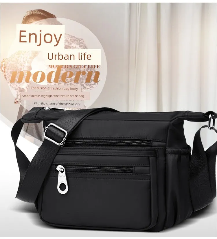 Bag for Middle-Aged Peopl One-Shoulder Versatile Nylon Cloth