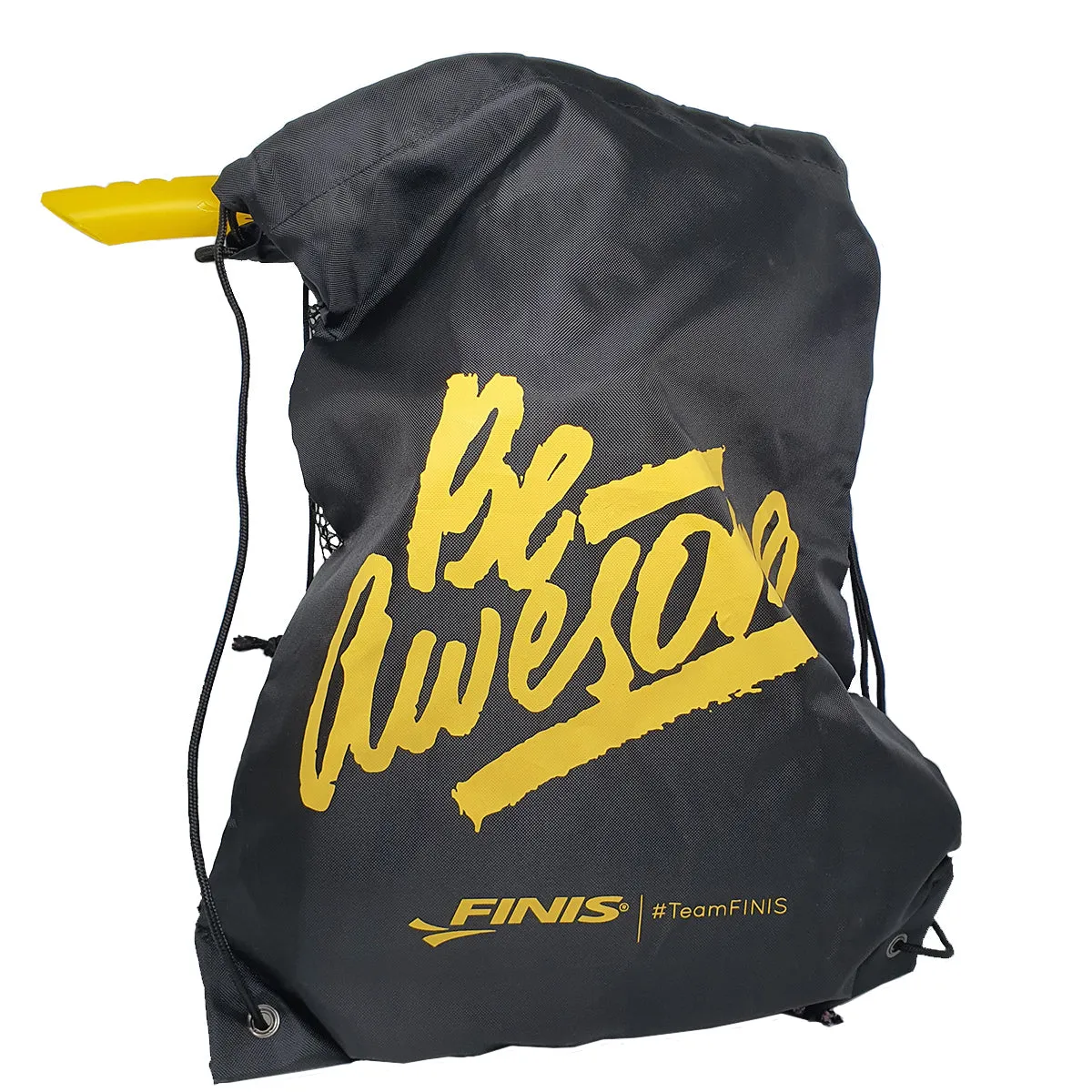 Be Awesome Mesh Drawstring Bag | #teamFINIS