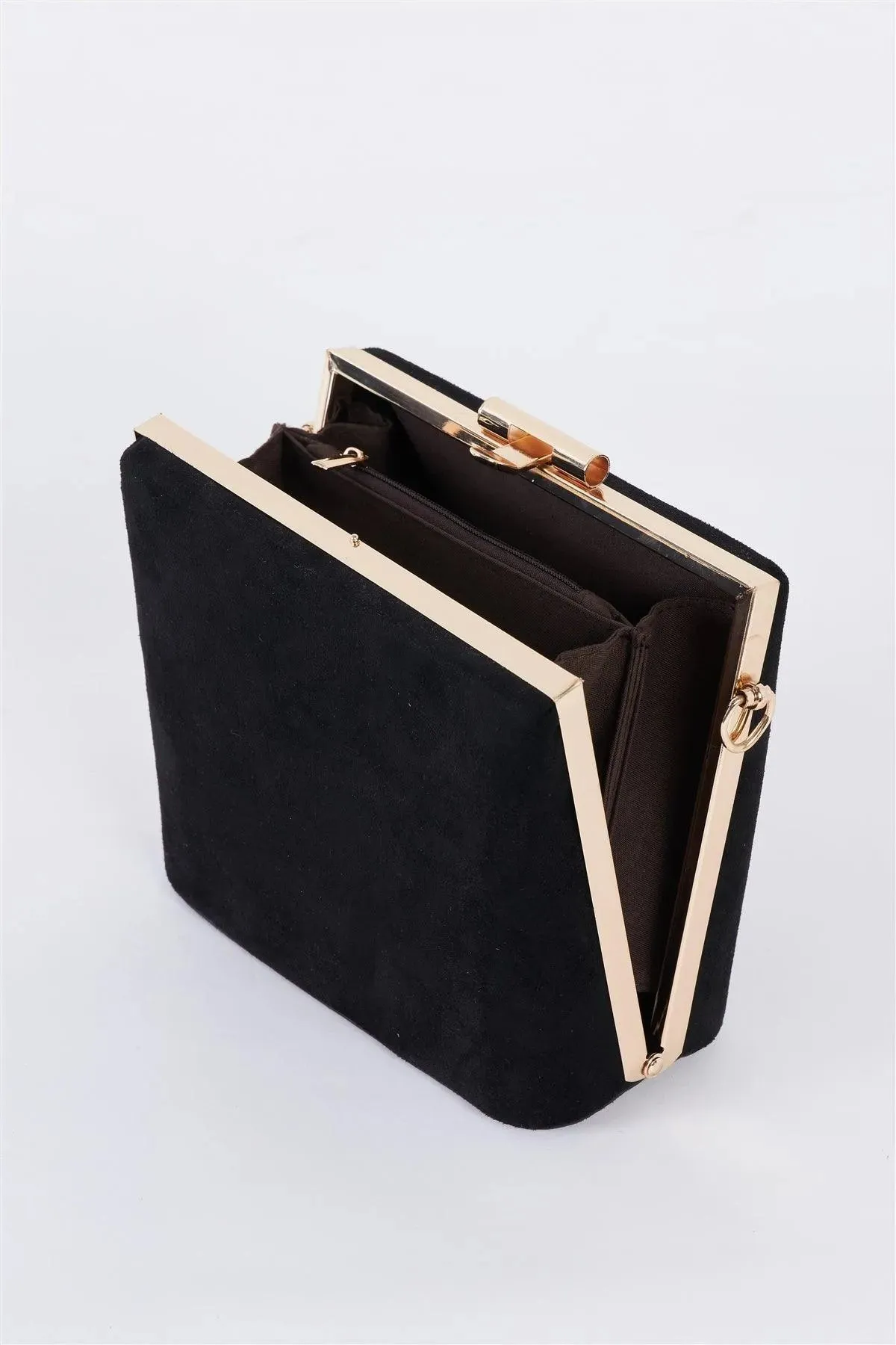 Black Chic Suede Clutch Bag /1 Bag