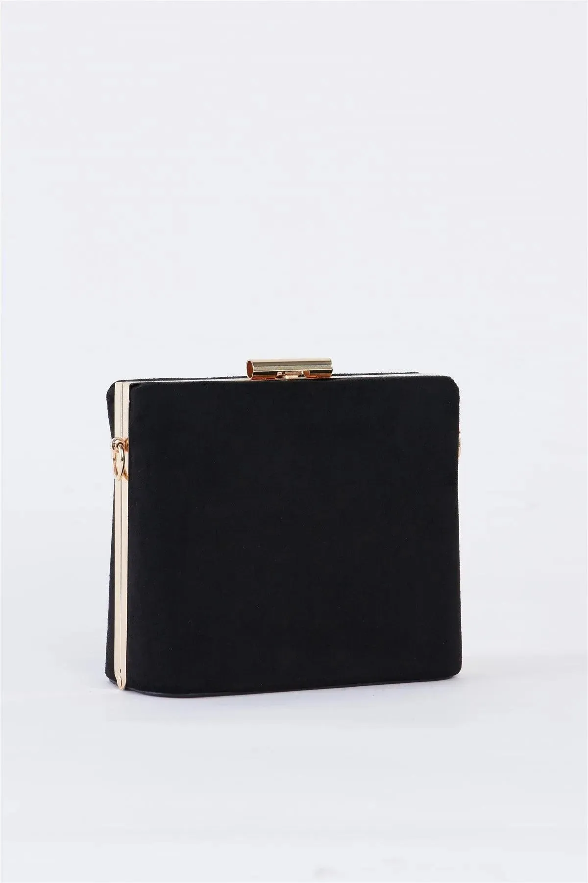 Black Chic Suede Clutch Bag /1 Bag