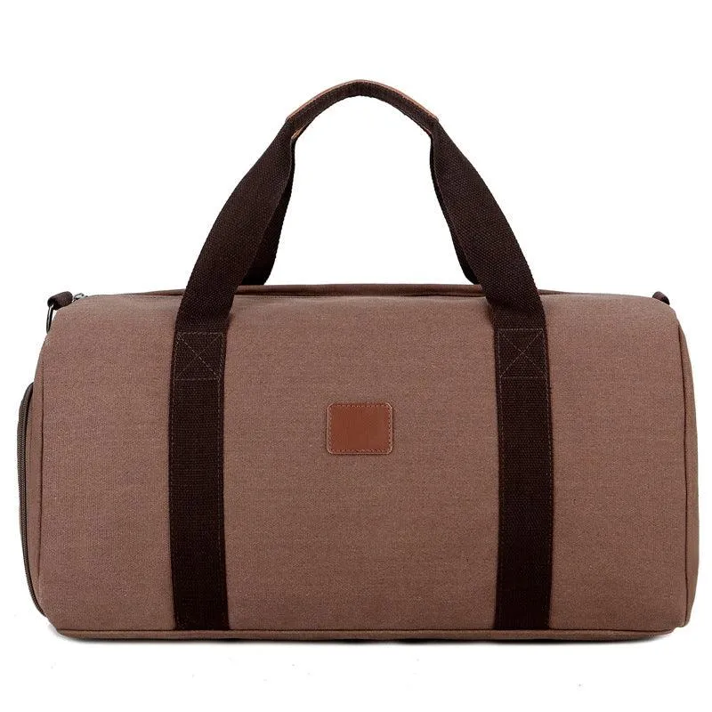 Buffalo Vintage Large Capacity Duffle Bag- Brown