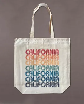 California Repeat Muted Tote