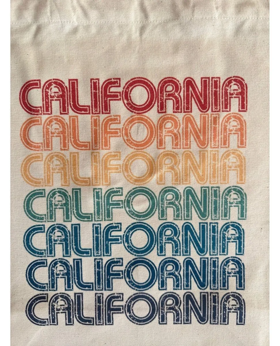 California Repeat Muted Tote