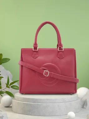 Caprese Dora Satchel Large Burgundy