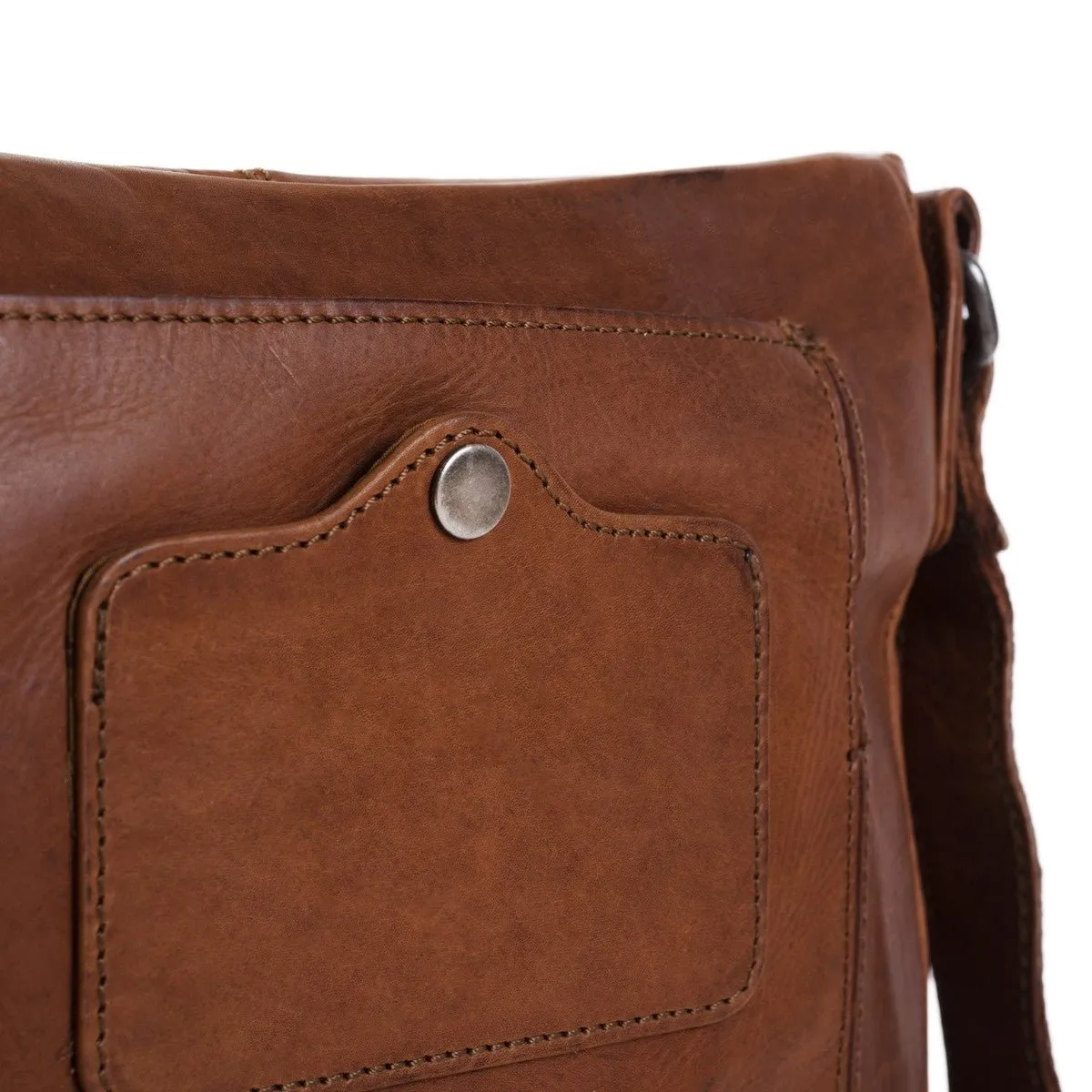 Chesterfield Bodin Leather Shoulder Bag | Cognac