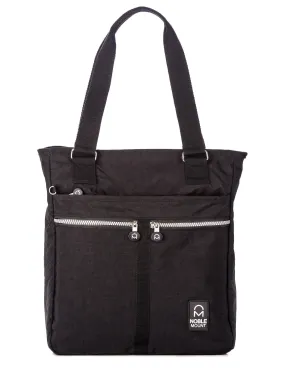 Crinkle Nylon ‘Everyday Companion Tote’ Handbag - Black