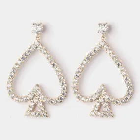 Elegant Design Sparkle Earrings For Girls