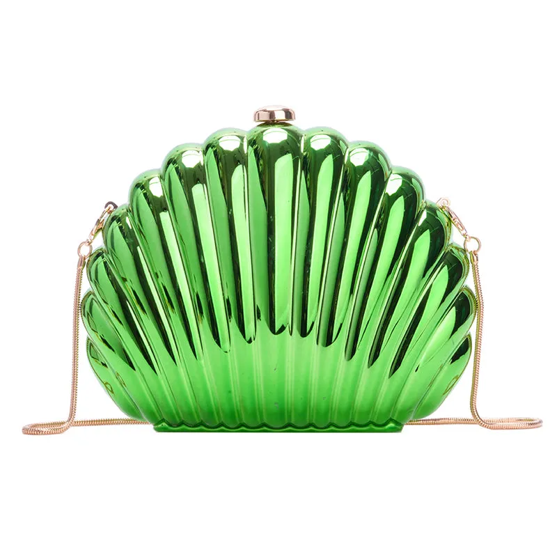 Fashionable and Elegant Chain Lock Shell Bag