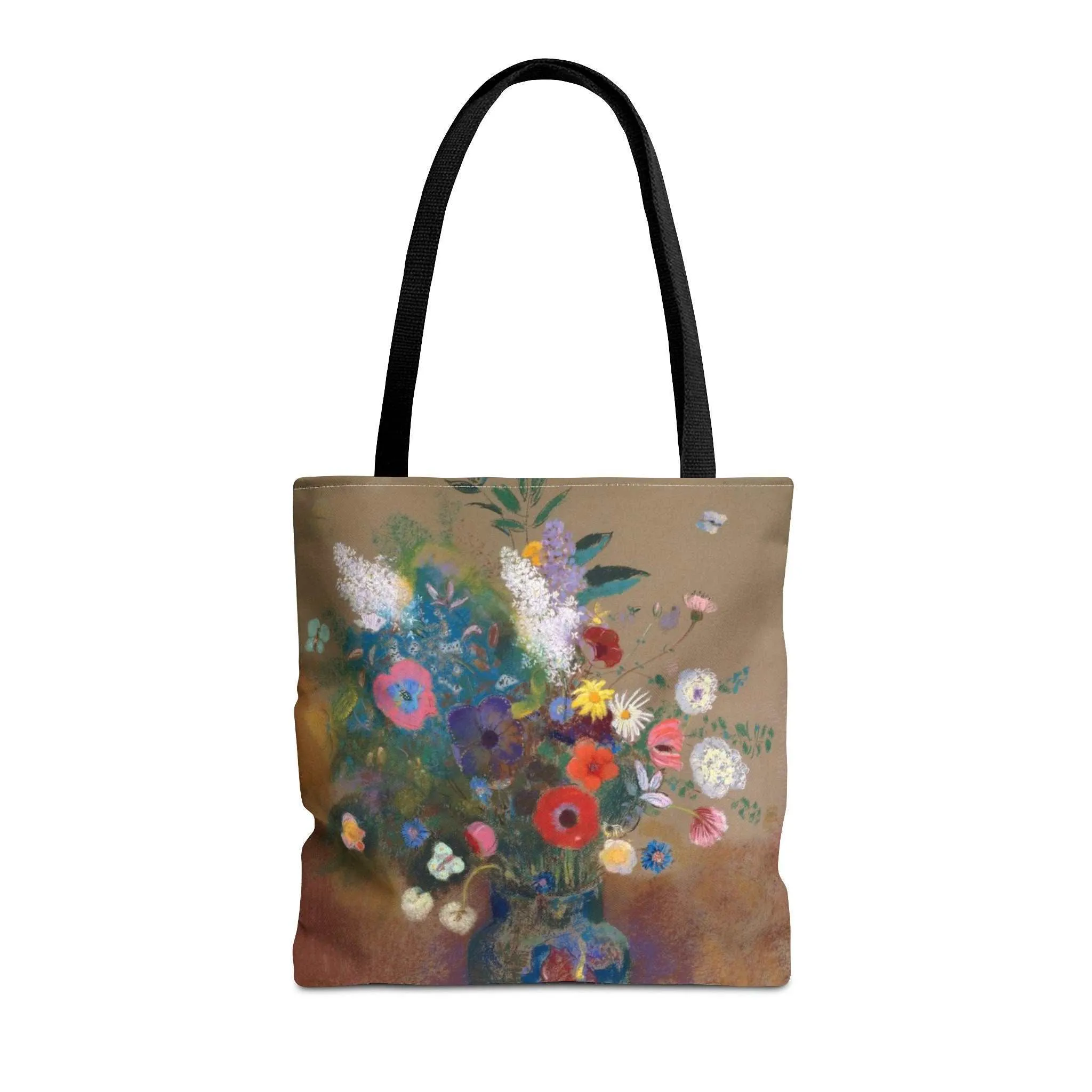 Floral Canvas Tote Bag - Artistic Shopper