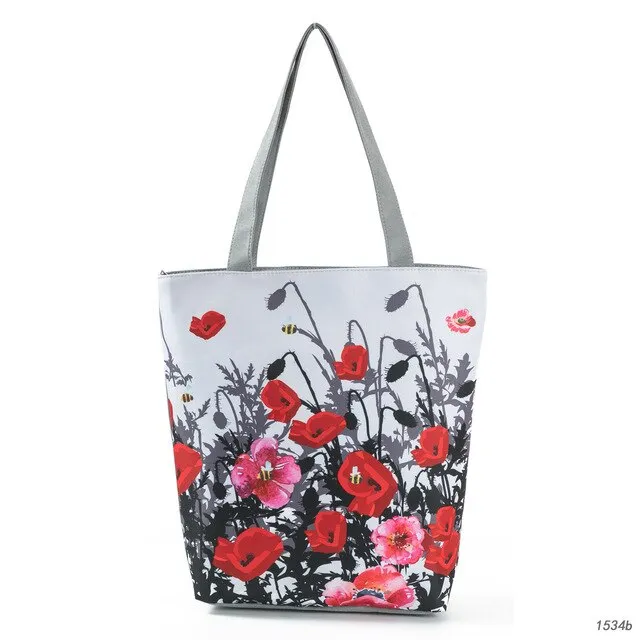 Flowers Panda Handbag