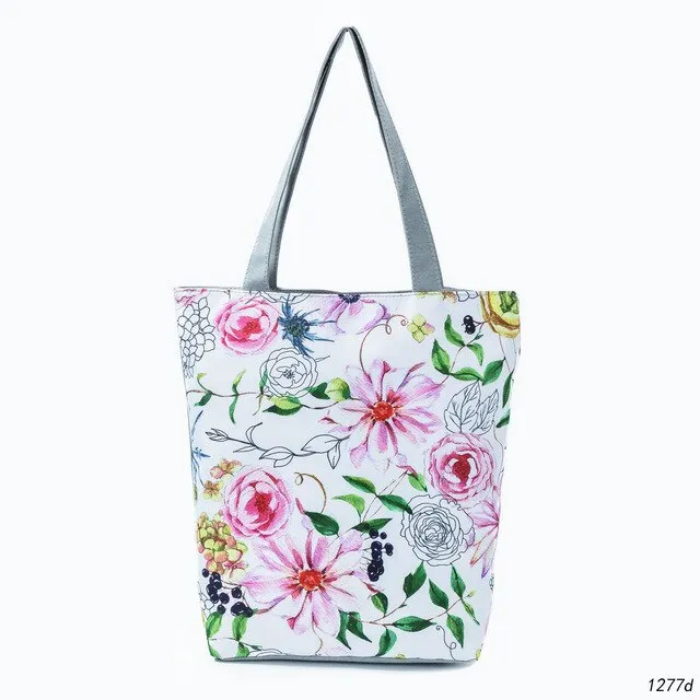 Flowers Panda Handbag