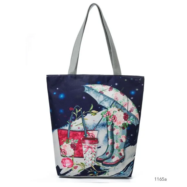 Flowers Panda Handbag