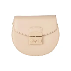 Furla Metropolis Mini Crossbody Round - New Calf Ballerina