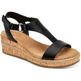 Giani Bernini Womens Terrii Faux Leather Cork Wedges