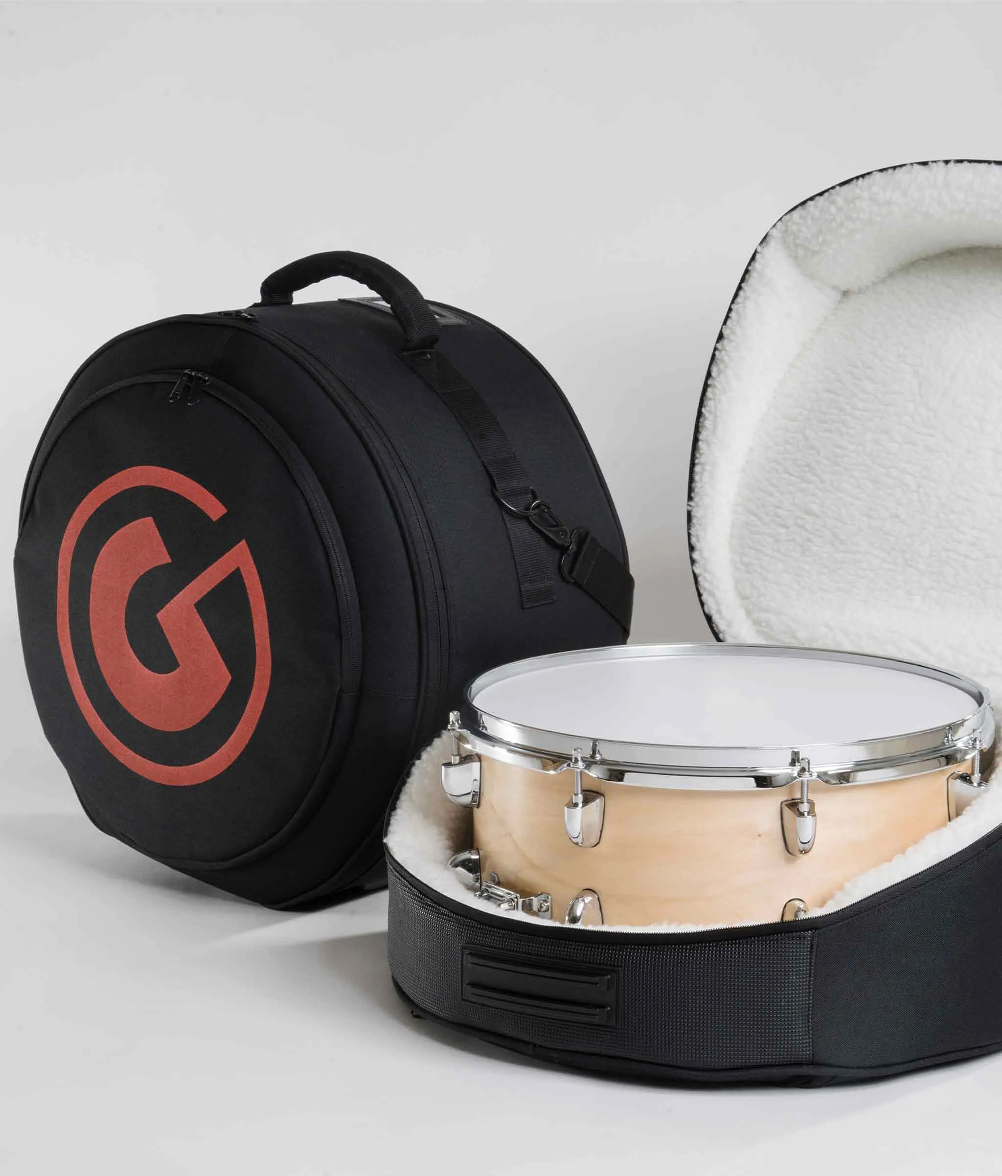 Gibraltar GPSBCZ 14" Deluxe Snare Drum Bag, Cross-Cut Zipper