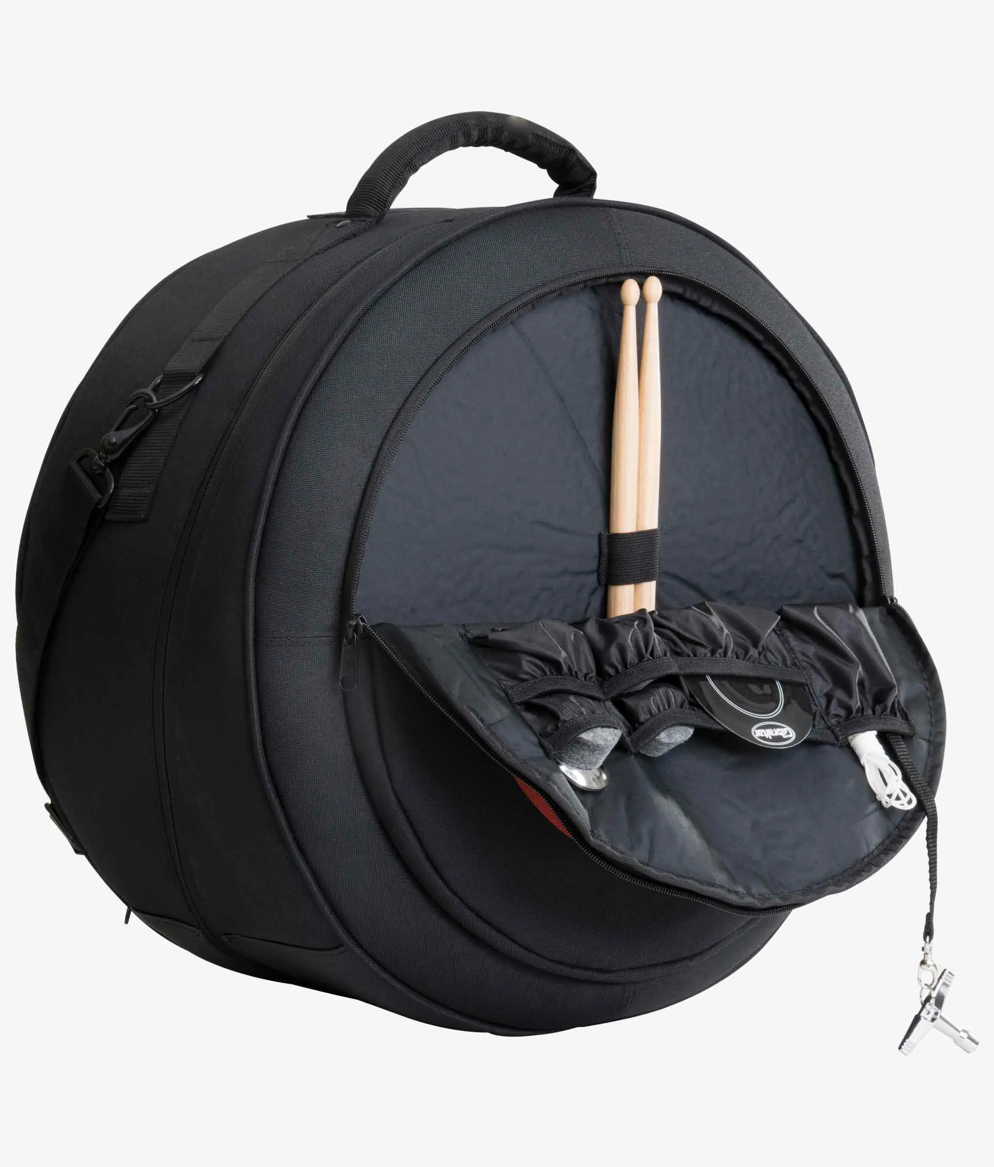 Gibraltar GPSBCZ 14" Deluxe Snare Drum Bag, Cross-Cut Zipper