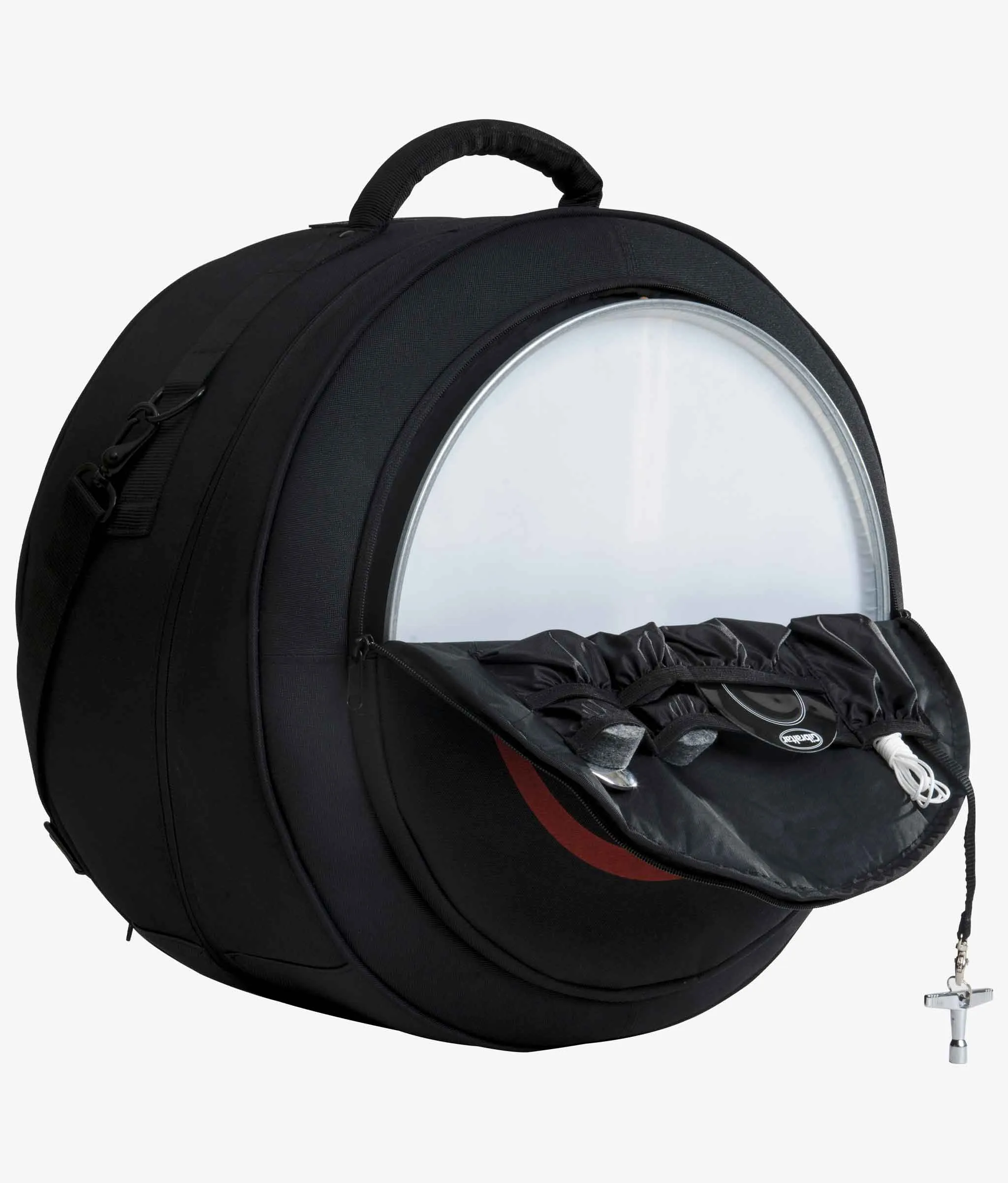 Gibraltar GPSBCZ 14" Deluxe Snare Drum Bag, Cross-Cut Zipper