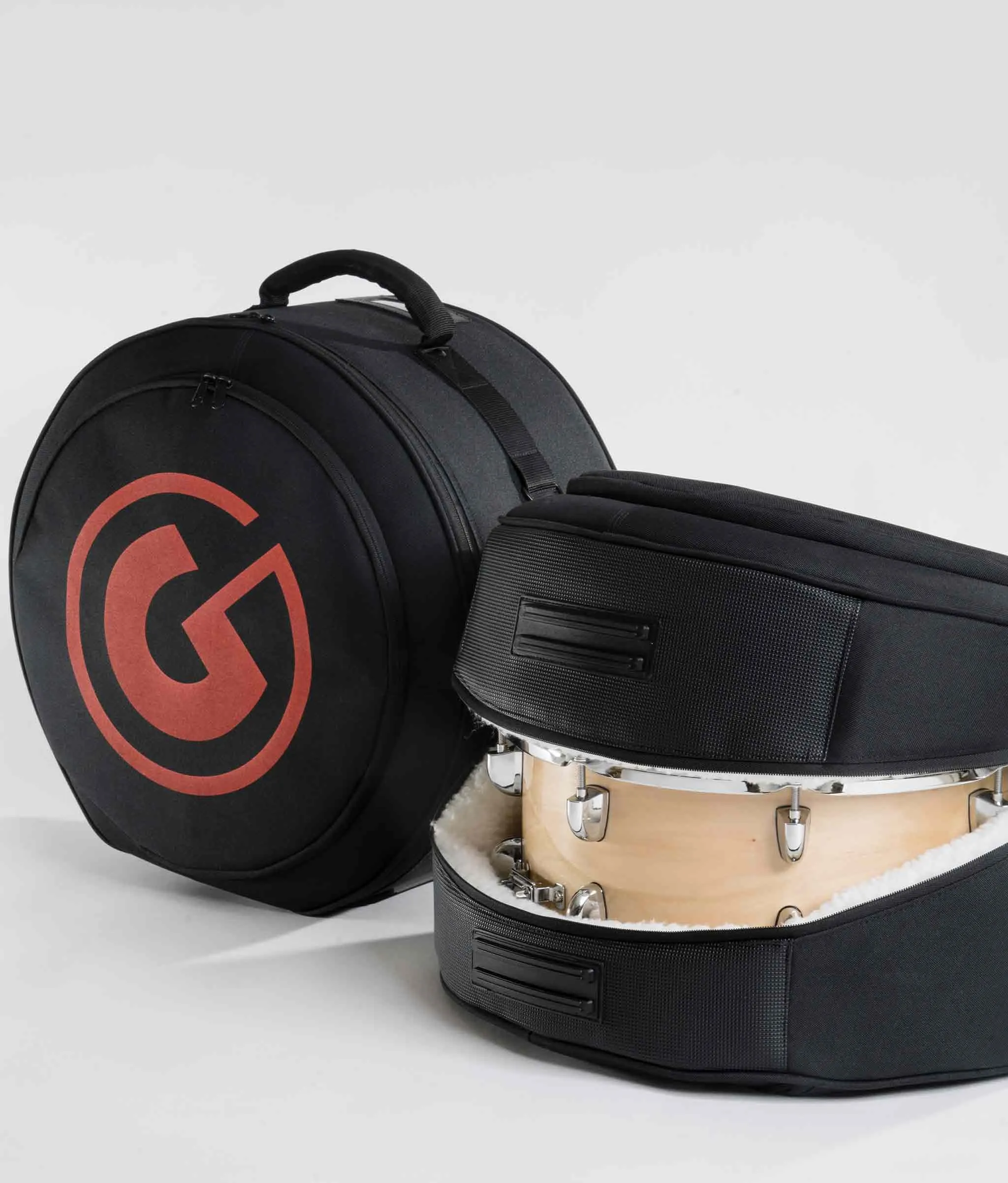 Gibraltar GPSBCZ 14" Deluxe Snare Drum Bag, Cross-Cut Zipper