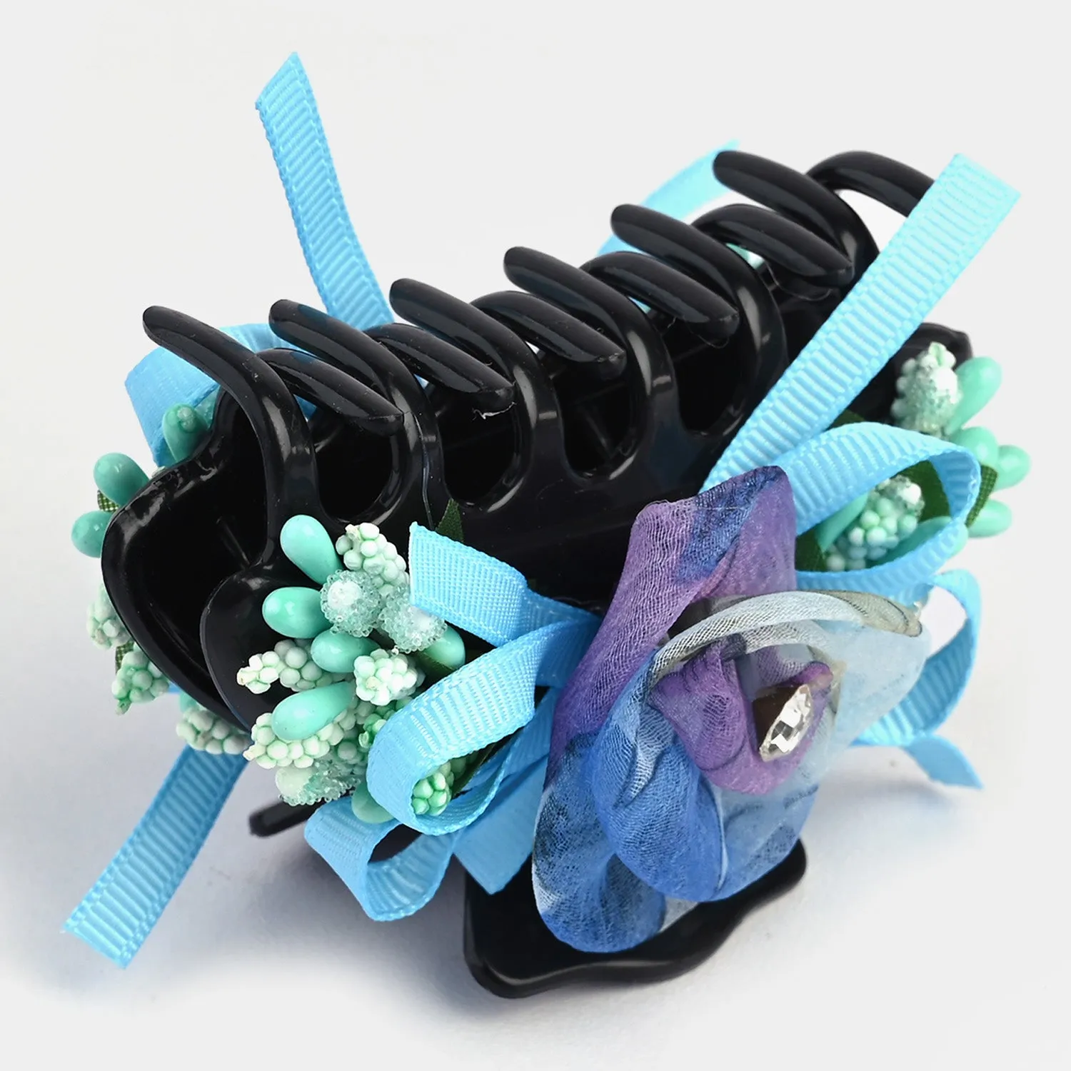 Girls Flower Hair Catcher/Claw Clip