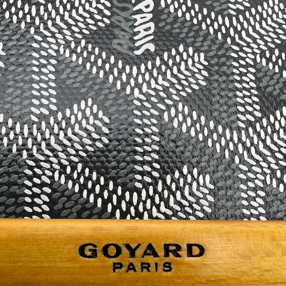 Goyard Grey Goyardine Monte Carlo Mini Case Bag With Strap