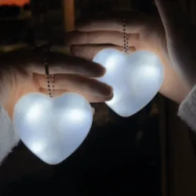 Heart or Round Shaped LED Purse Light