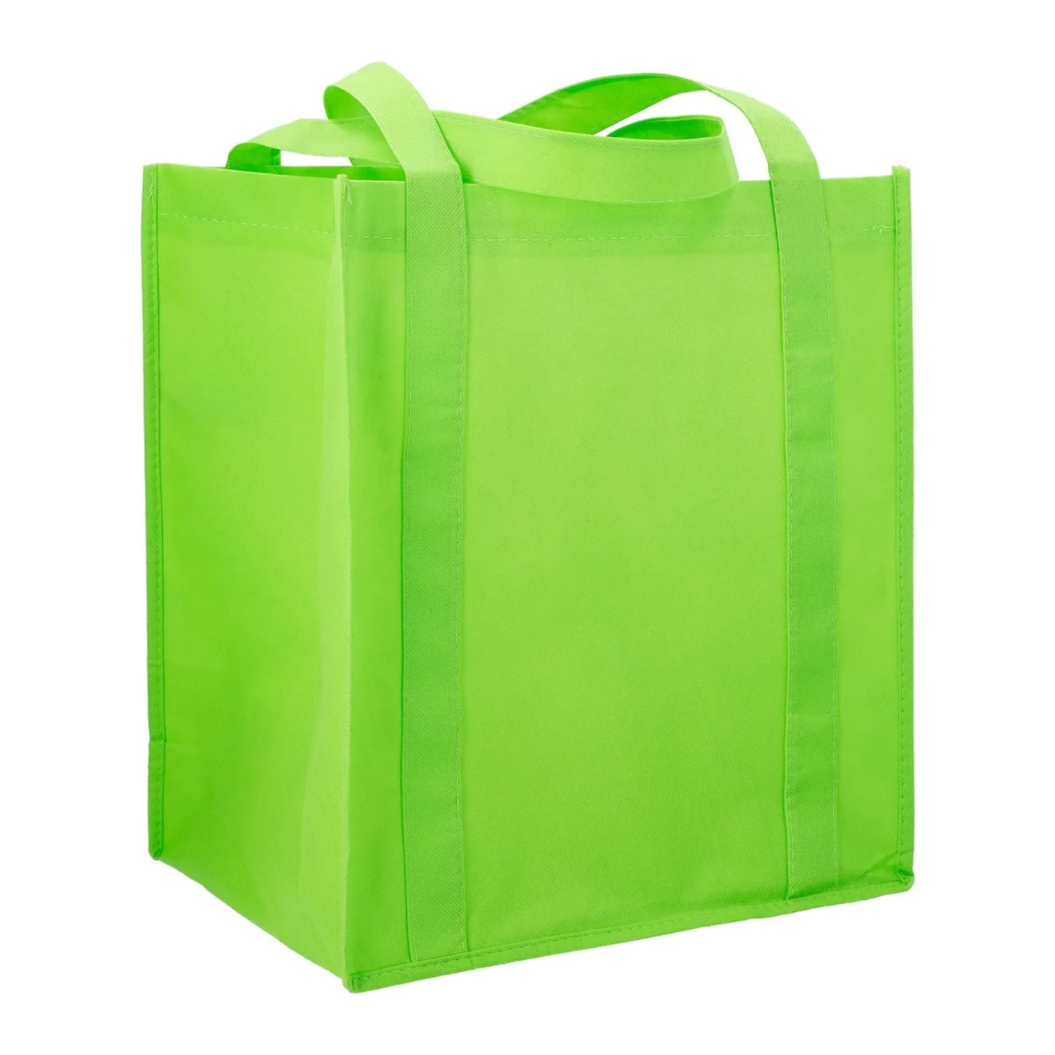 Hercules Non-Woven Grocery Tote - Lime Green