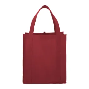 Hercules Non-Woven Grocery Tote - Maroon