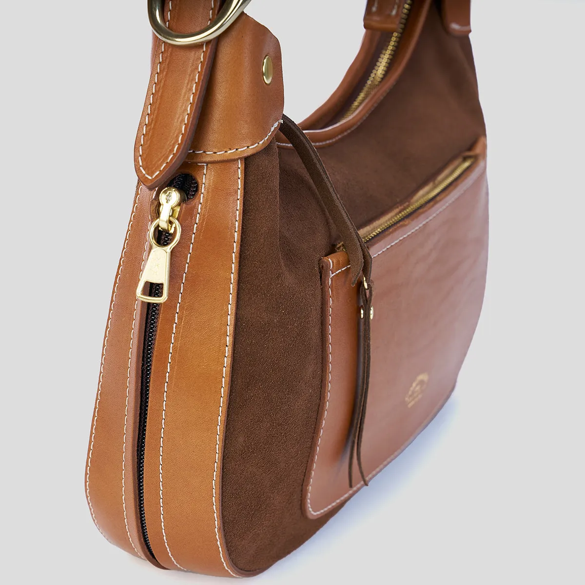 Jackie Hobo No.2 | Suede Brown x10