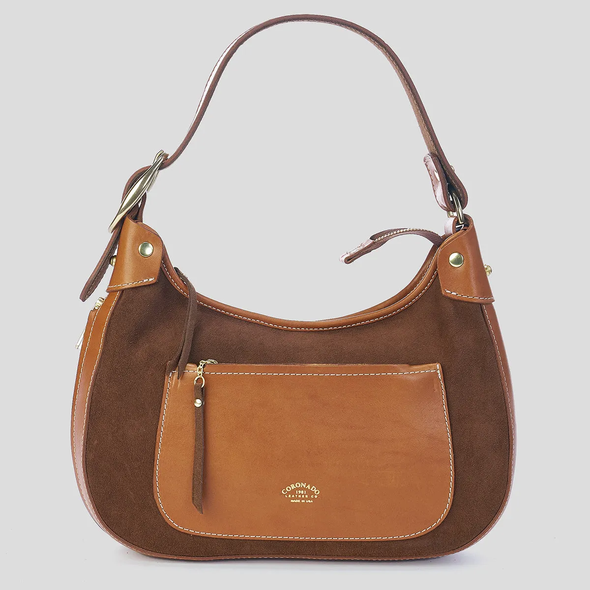 Jackie Hobo No.2 | Suede Brown x10