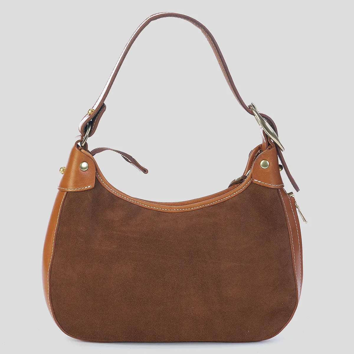 Jackie Hobo No.2 | Suede Brown x10