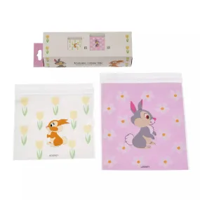 JDS - Miss Bunny & Thumper "Flowers" Zipper Bags