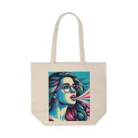 Jenna V  Canvas Tote