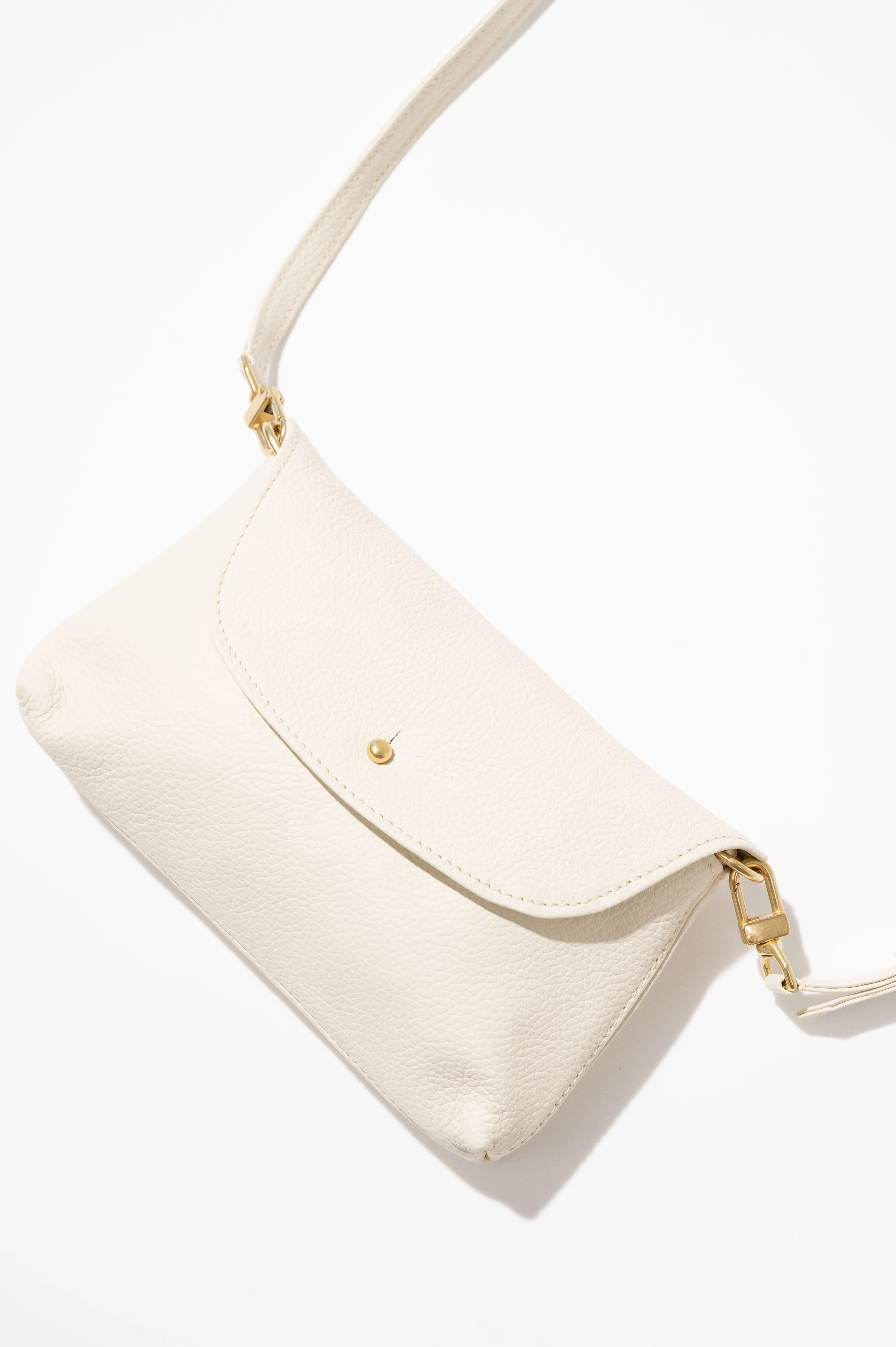 Kaanapali Crossbody - Milk Pebble Leather