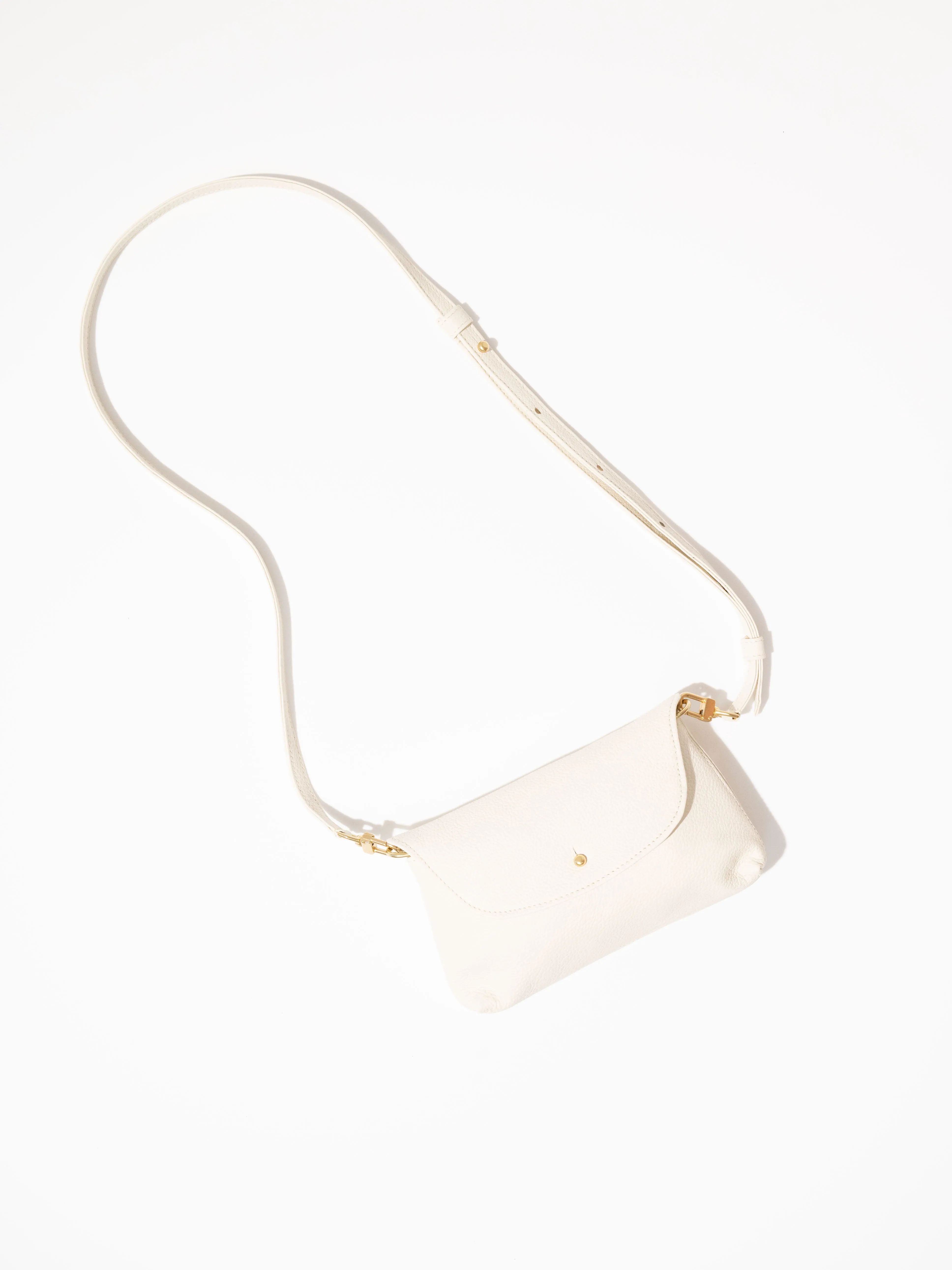 Kaanapali Crossbody - Milk Pebble Leather