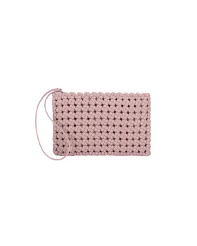 Kalani Woven Wristlet Pink