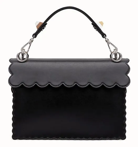 Kan I Black Leather Handbag