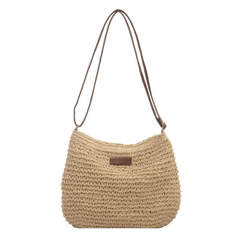 Knitted Straw Bags