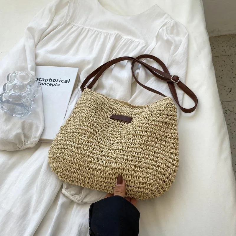 Knitted Straw Bags