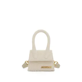 Le Chiquito Mini Canvas Bag in Off-White