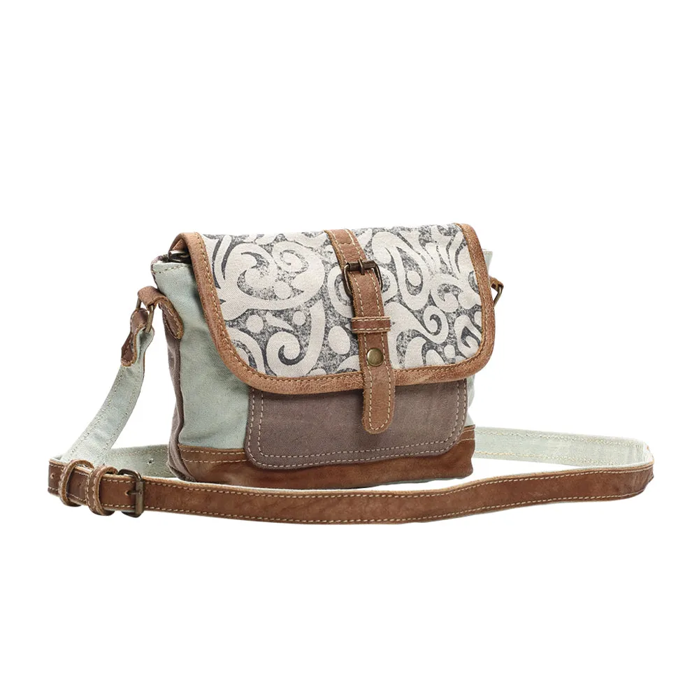 Leaf Print Small & Cross Body Bag