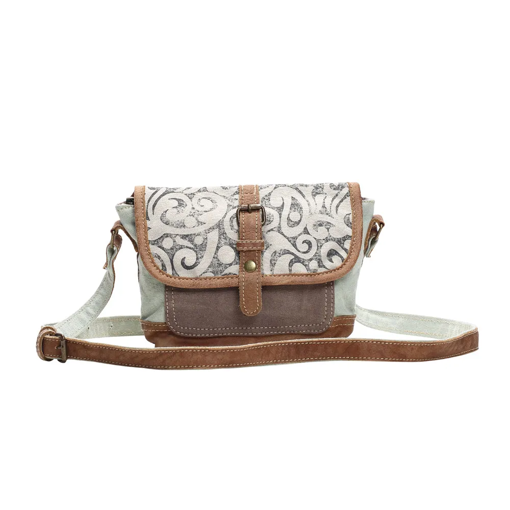 Leaf Print Small & Cross Body Bag