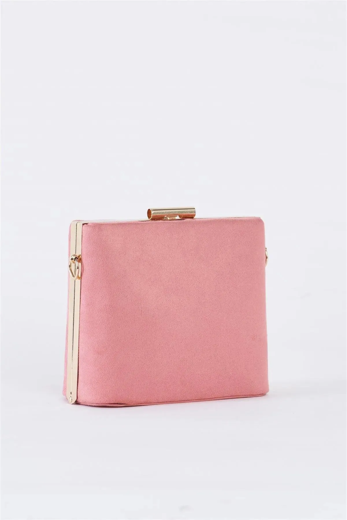 Mauve Chic Suede Clutch Bag /3 Bags