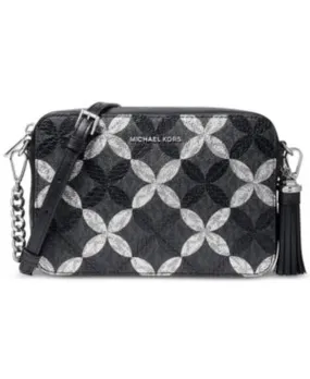 Michael Kors Crossbody MD Camera Bag Black/silver