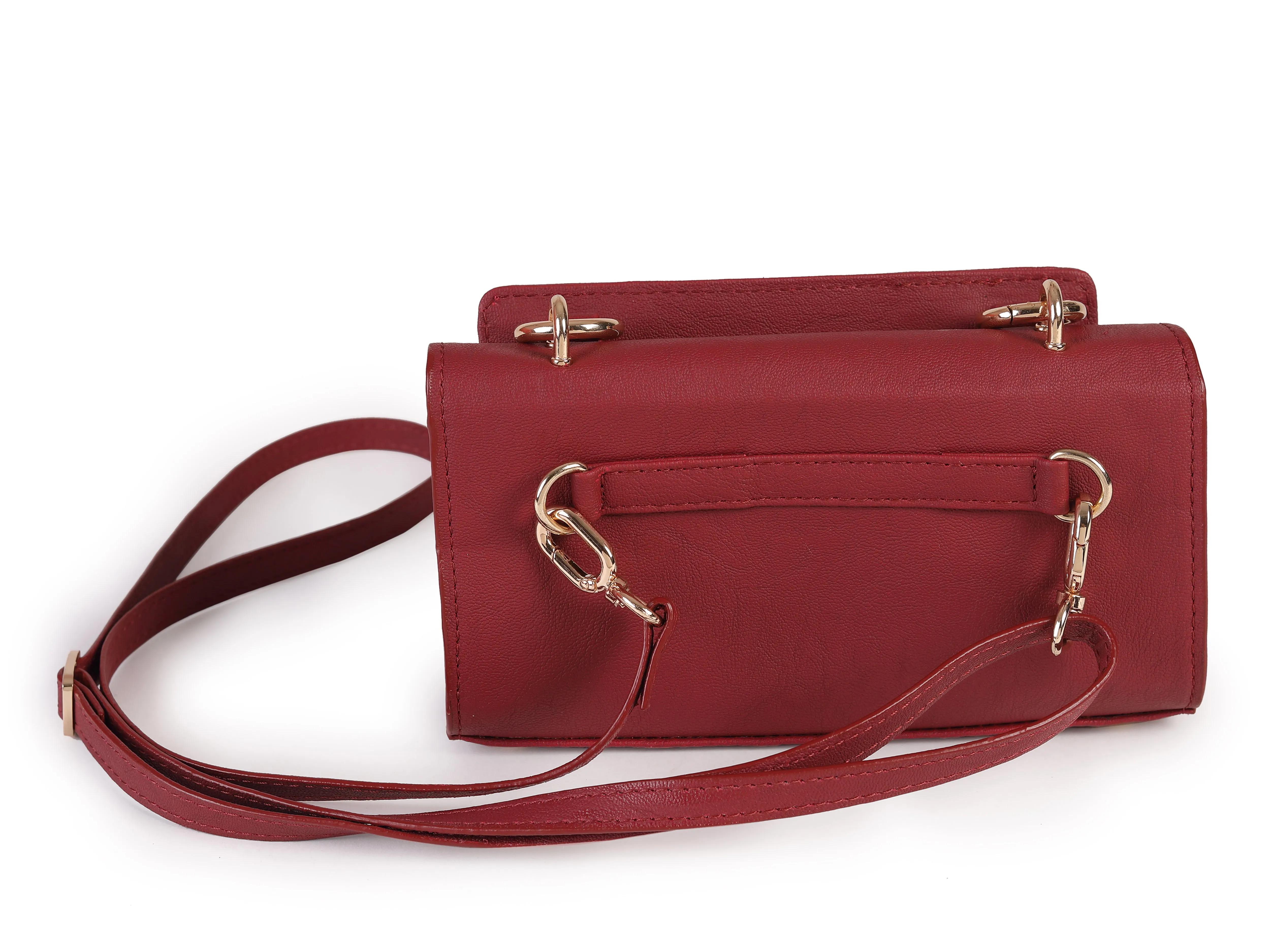 Mini Baguette Bag Runway Red