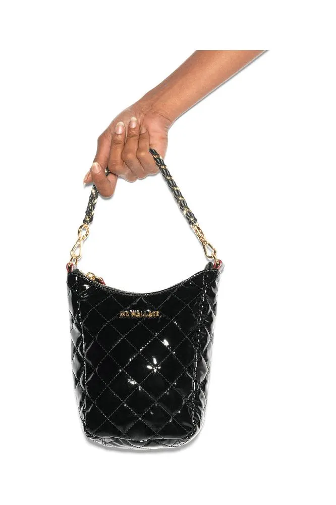 MZ Wallace Crosby Go Tote 1478C0434 | Black Lacquer