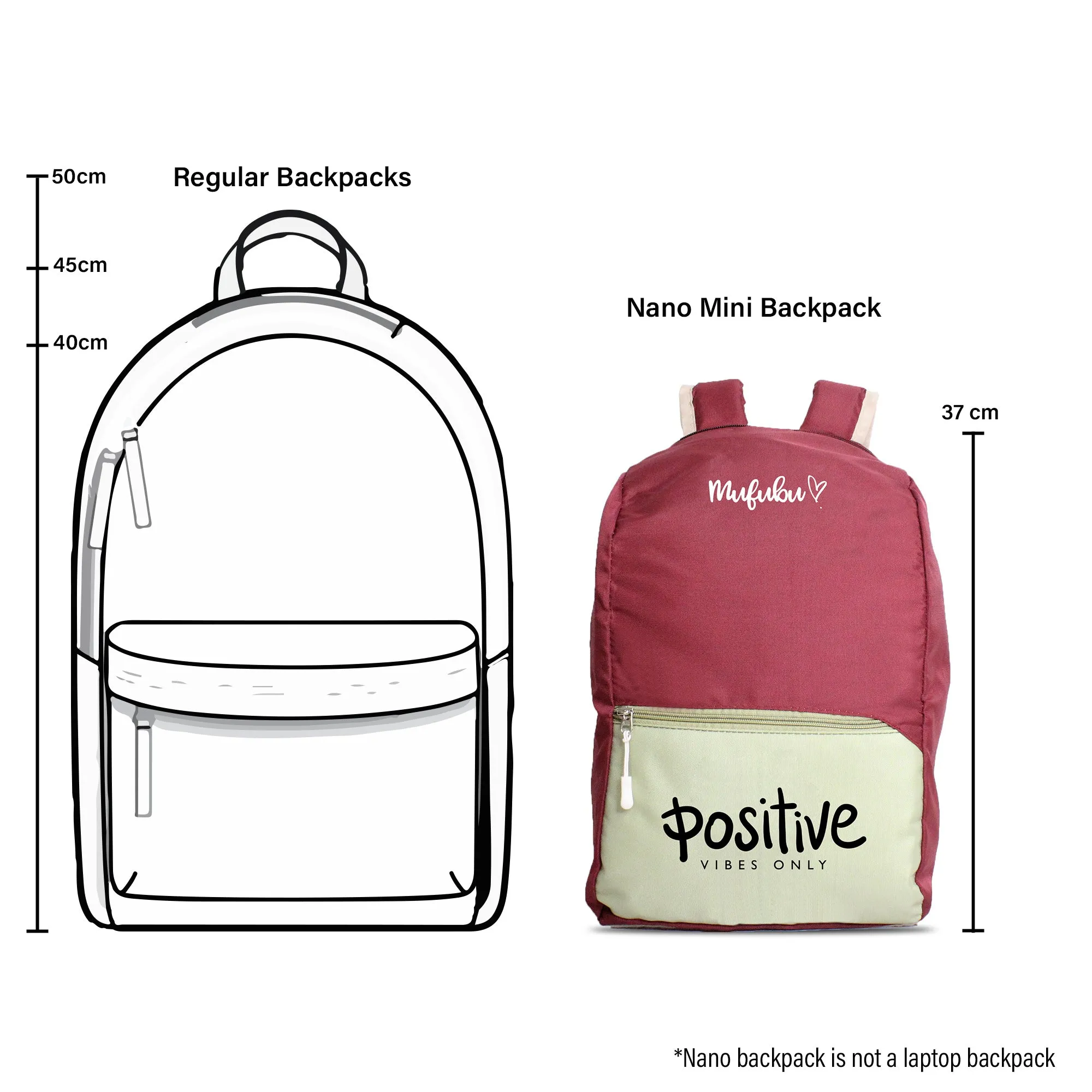 Nano Backpack 15 Ltr Now Or Never Pistachio Wine