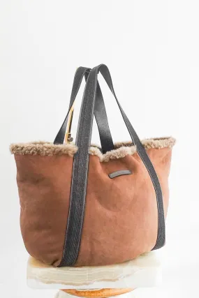 NEW Shearling tote bag RRP £1.2k