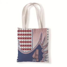 Patriotic Flag Canvas Bag Tote Shopping